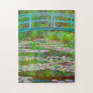 Monet Japanese Bridge and Water Lilies Jigsaw Puzzle