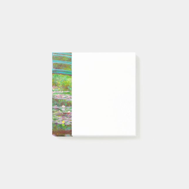 Monet Japanese Bridge and Water Lilies Post-it Notes (Front)