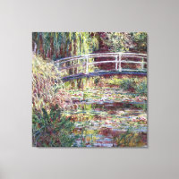 Monet Japanese Bridge Symphony in Rose Fine Art