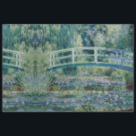 MONET JAPANESE BRIDGE TISSUE PAPER<br><div class="desc">One of Claude Monet's most well known paintings. This is one of over 200 paintings from his water garden where he painted his Water Lilies collection. This particular piece is rich in greys and purples as well as blues and greens and was completed in 1900. For Water Lillies artwork and...</div>