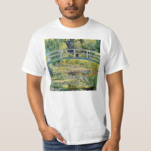 Monet Japanese Bridge with Water Lilies T-shirt