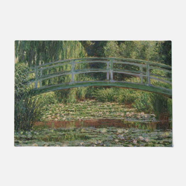 Monet Japanese Footbridge and the Water Lily Pool Doormat (Front)