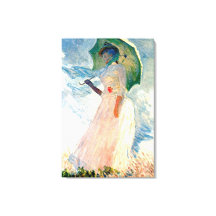 Monet Lady with Parasol Canvas