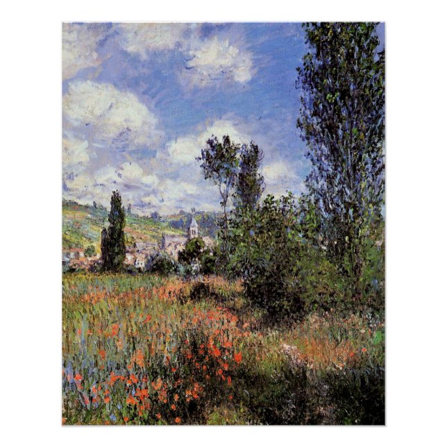 Monet - Lane in the Poppy Field, Poster (Front)