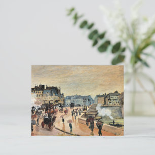 Monet - Le Pont Neuf, Impressionist painting Postcard