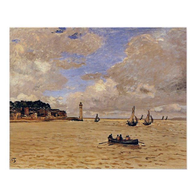 Monet - Lighthouse at the Hospice Poster (Front)