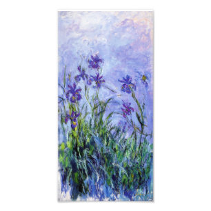 Monet Lilac Irises Print
