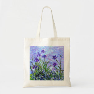 Monet Lilac Irises Tote Bag