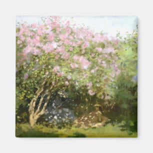 Monet - Lilacs in the Sun Magnet