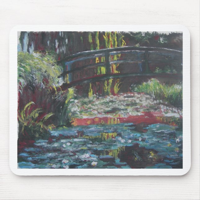 Monet Lily Pond Mouse Mat (Front)