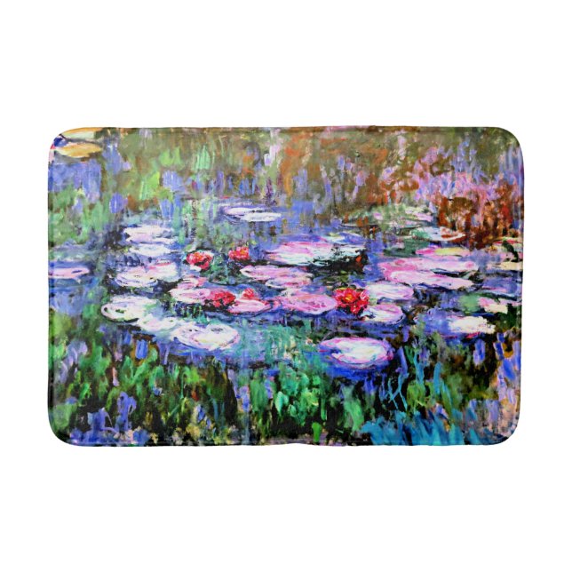 Monet - Los Nenufares (waterlilies),  Bath Mat (Front)