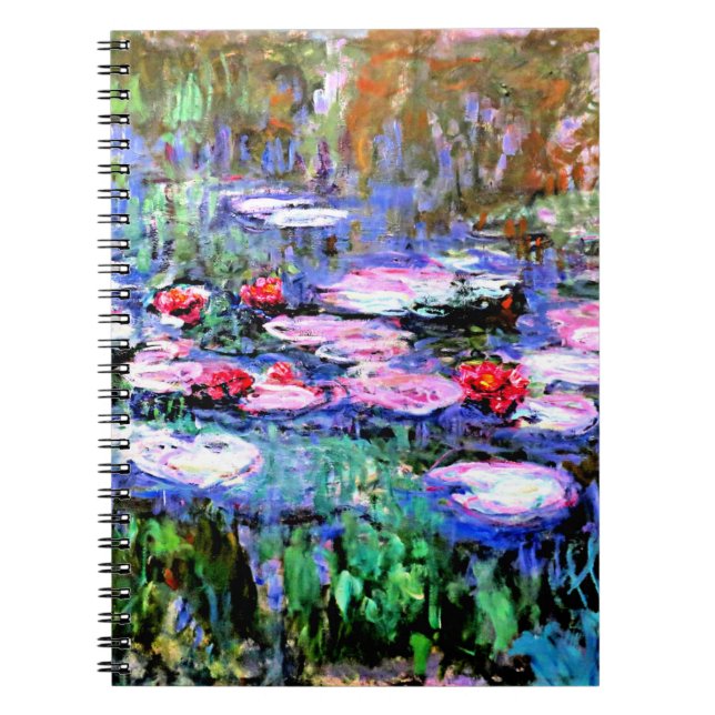 Monet - Los Nenufares (waterlilies) Notebook (Front)