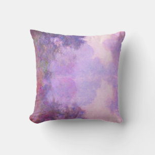 Monet - Misty Morning on the Seine Cushion