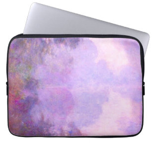 Monet - Misty Morning on the Seine Laptop Sleeve
