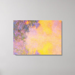 Monet - Misty Morning on the Seine, Sunrise Canvas Print