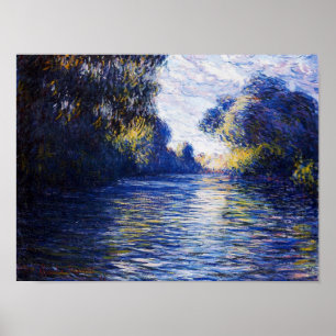 Monet - Morning on the Seine, 1897 Poster