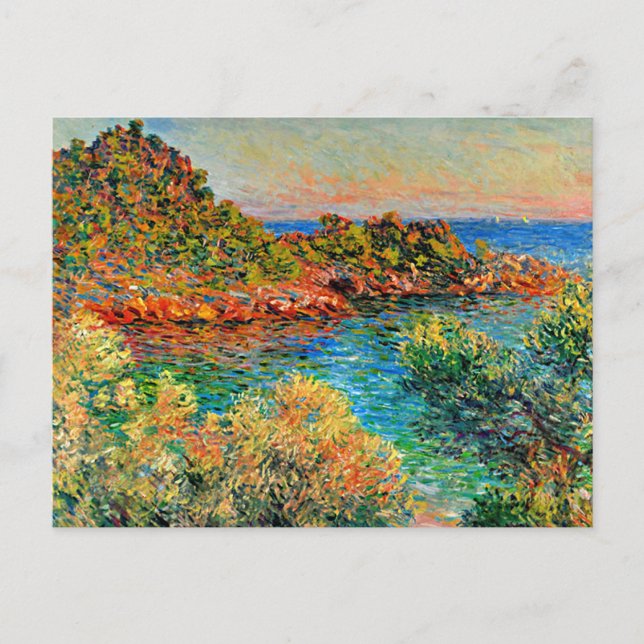 Monet, Near Monte Carlo, Postcard (Front)