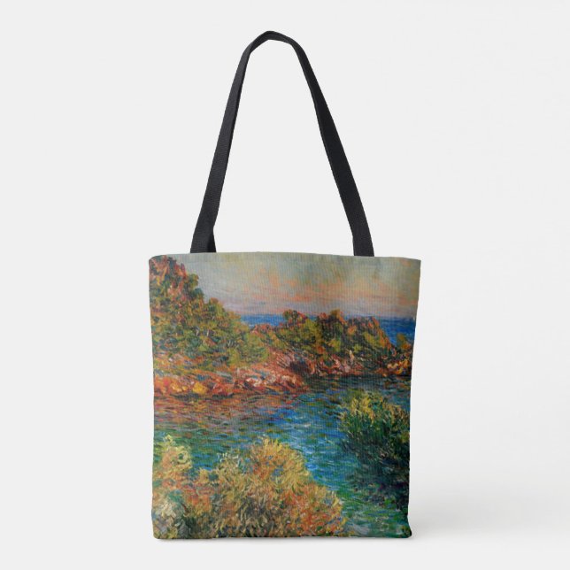 Monet - Near Monte Carlo Tote Bag (Back)