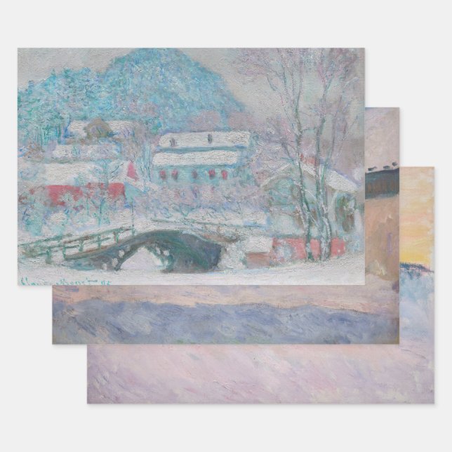 Monet - Norway Masterpieces Selection Wrapping Paper Sheet (Set)