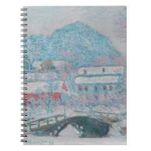 Monet - Norway, Sandviken Village in the Snow Notebook