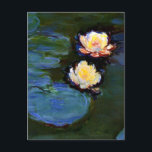 Monet - Nympheas, Water Lilies, Postcard<br><div class="desc">Claude Monet's famous painting,  Nympheas-Water Lilies.</div>