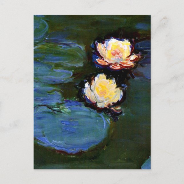 Monet - Nympheas, Water Lilies, Postcard (Front)