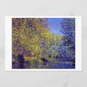 Monet painting bend in Epte river near Giverny Announcement