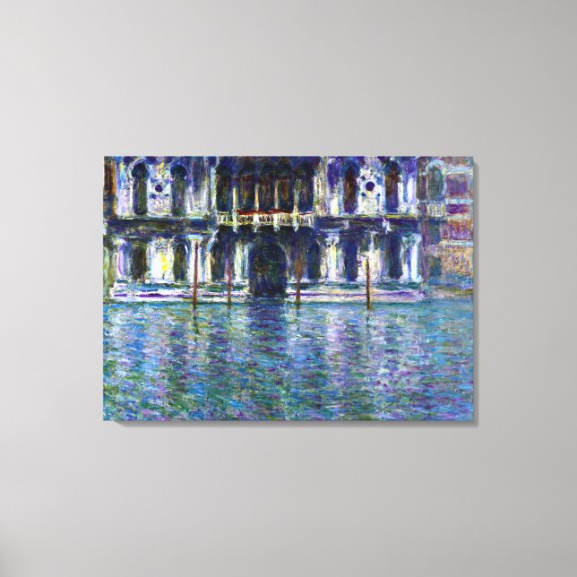 Monet - Palazzo Contarini, 1908 Canvas Print (Front)