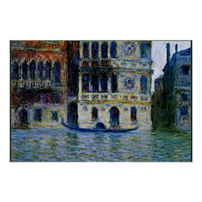 Monet - Palazzo Dario Poster (Front)