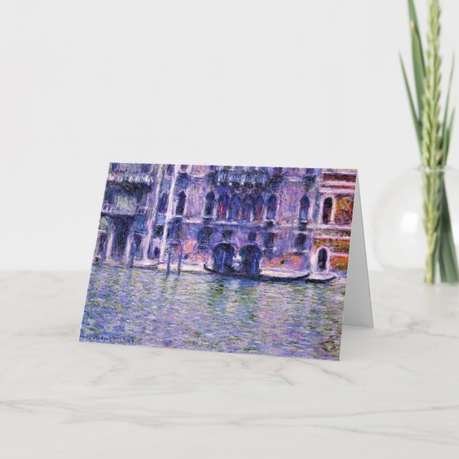 Monet - Palazzo de Mula Card (Front)