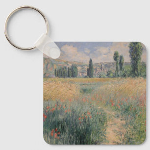 Monet Path on the Island of Saint Martin, Vétheuil Key Ring