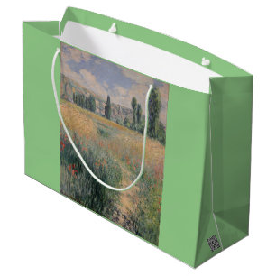 Monet Path on the Island of Saint Martin, Vétheuil Large Gift Bag