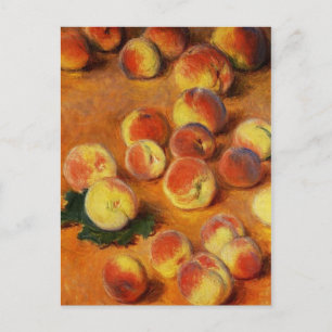 Monet Peaches Postcard