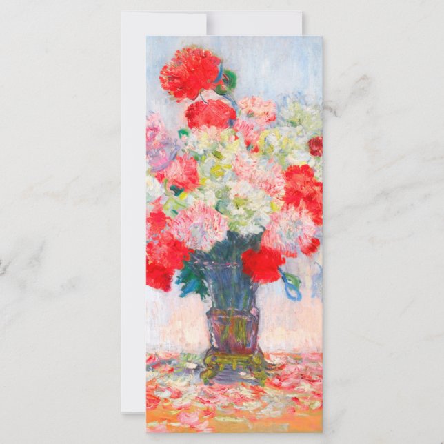 Monet Peonies Card (Front)