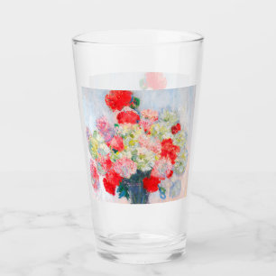 Monet Peonies Glass