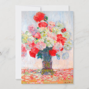 Monet Peonies Invitation