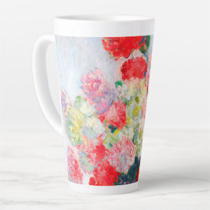 Monet Peonies Latte Mug