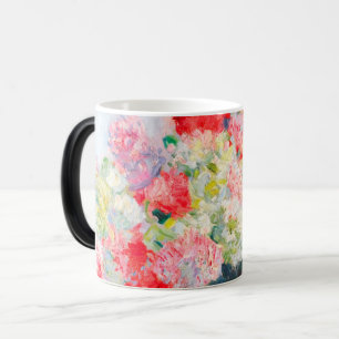 Monet Peonies Magic Mug