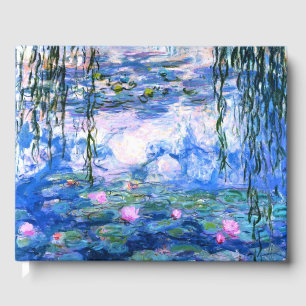 Monet Pink Water Lilies  Guest Book