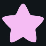 Monet Pinkish-Purple solid colour Star Sticker<br><div class="desc">Water Lilies,  1919 famous painting by Claude Monet,  with colour coordinated solid colours pinkish-purple and Monet blue,  ready to mix and match.</div>