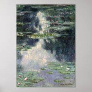 Monet - Pond With Water Lilies Poster