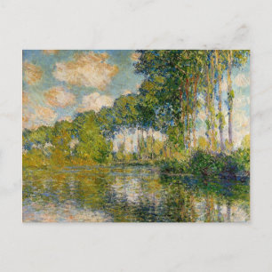 Monet - Poplars on the Banks of the River Epte Postcard