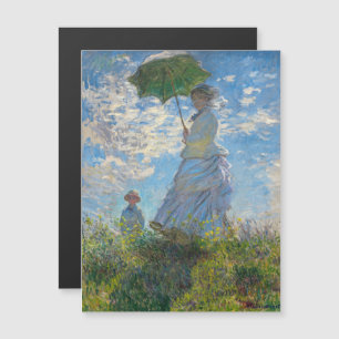 Monet - Promenade Woman with Parasol Magnetic Card