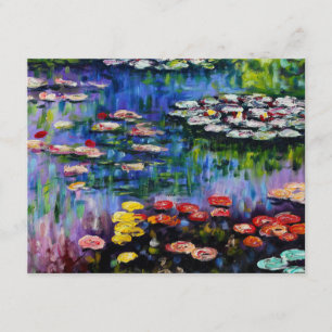 Monet Purple Water Lilies Invitations
