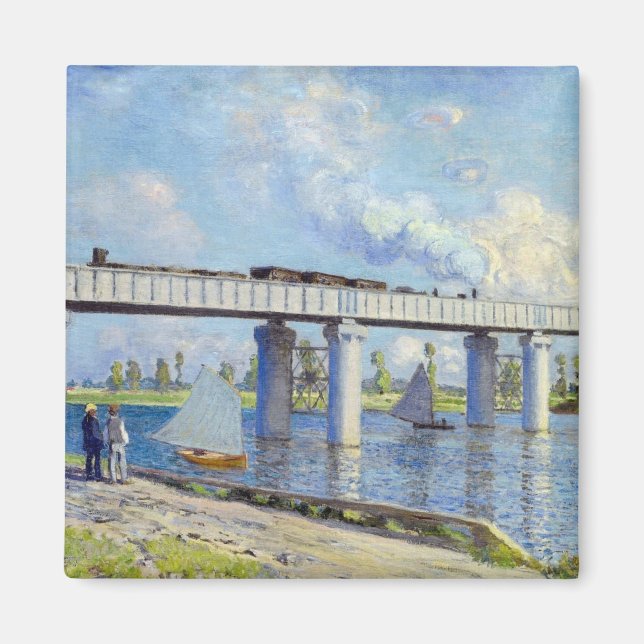 Monet - Railway Bridge at Argenteuil Magnet (Front)