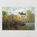 Monet Rose Garden Invitations<br><div class="desc">Monet Rose Garden invitations. Oil on canvas from 1883. French Impressionist Claude Monet created some of the most beautiful garden landscapes near his home in Giverny. This is one of his earlier works depicting a rose garden in the morning near Argenteuil. The work features yellow, red and white roses blooming...</div>