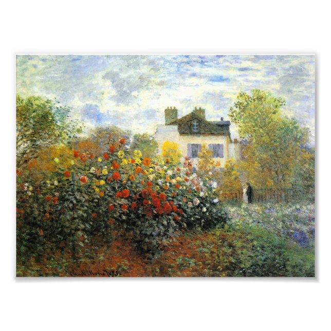 Monet Rose Garden Photo Print (Front)