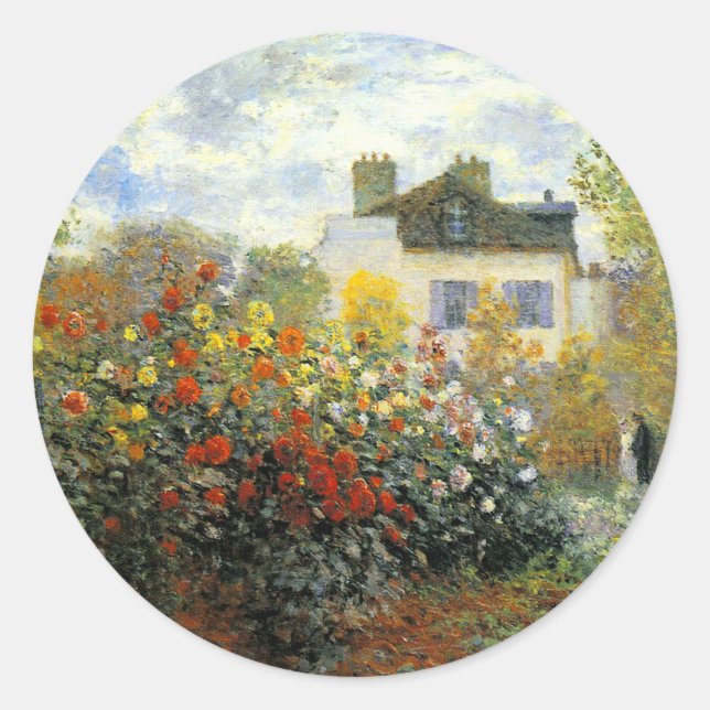 Monet Rose Garden Stickers (Front)