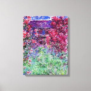 Monet Roses Canvas Print