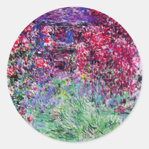 Monet Roses Stickers